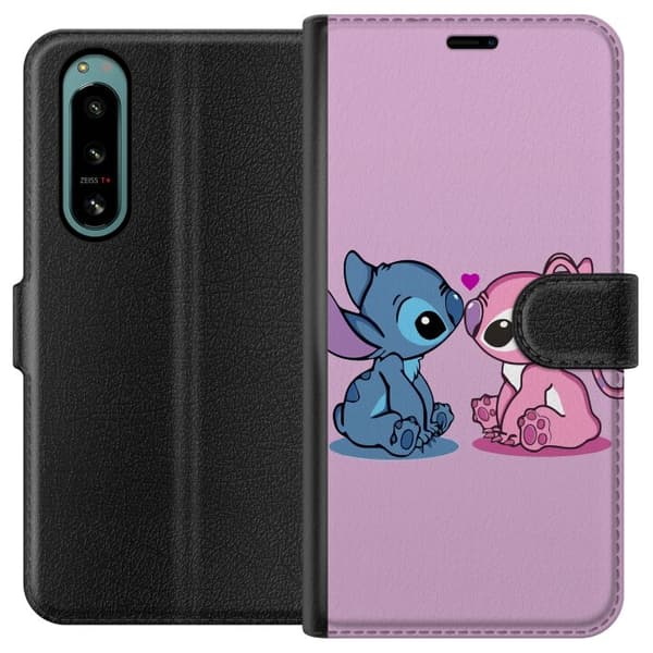 Kompatibelt Lommeboketui til Sony Xperia 5 IV Lilo og Stitch