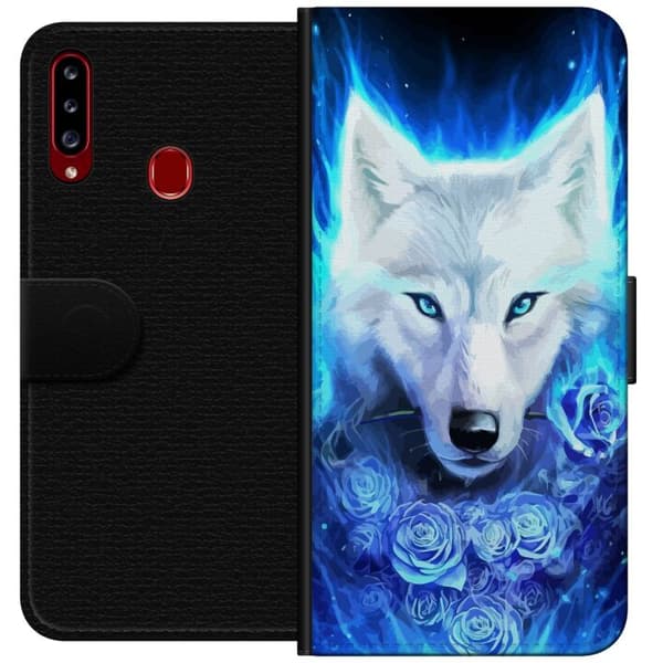 Kompatibelt Plånboksfodral till Samsung Galaxy A20s Varg
