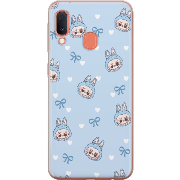 Samsung Galaxy A20e Läpinäkyvä kuori Labubu Tuli Henki