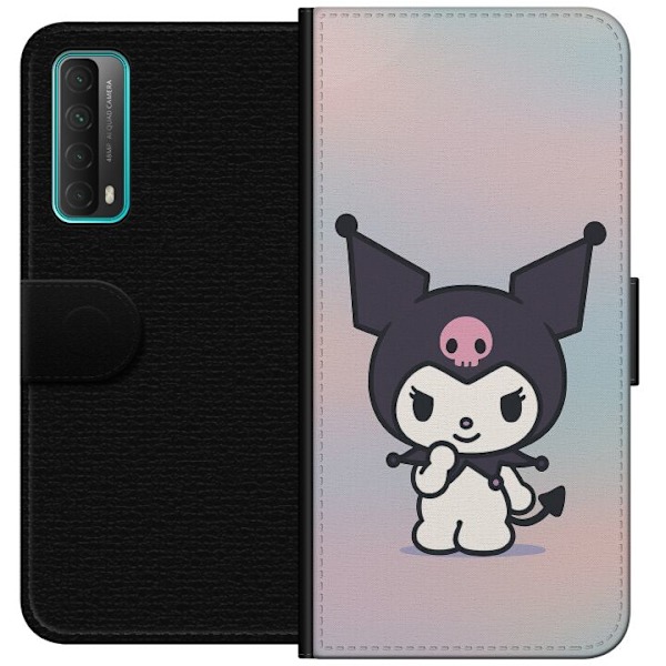 Huawei P smart 2021 Tegnebogsetui Kawaii Sanrio Kuromi
