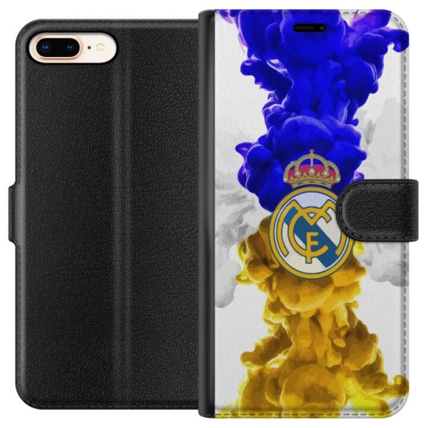 Apple iPhone 7 Plus Lommeboketui Real Madrid Farger