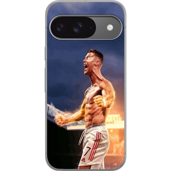 Google Pixel 9 Pro Läpinäkyvä kuori Cristiano Ronaldo