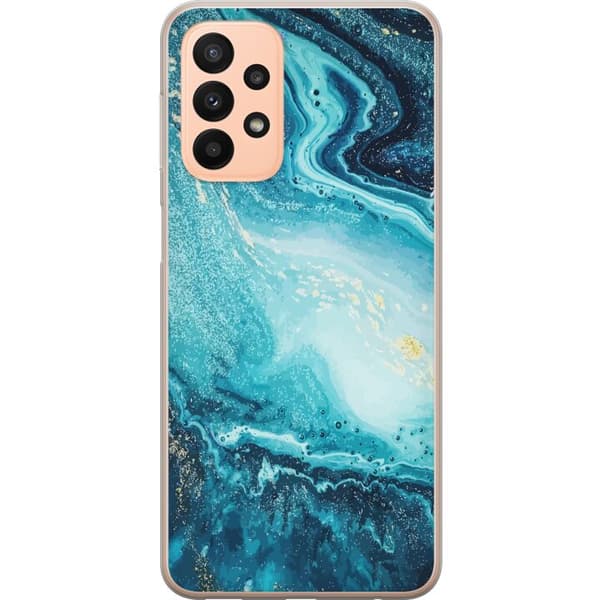 Kompatibelt Mobildeksel til Samsung Galaxy A23 Marmor