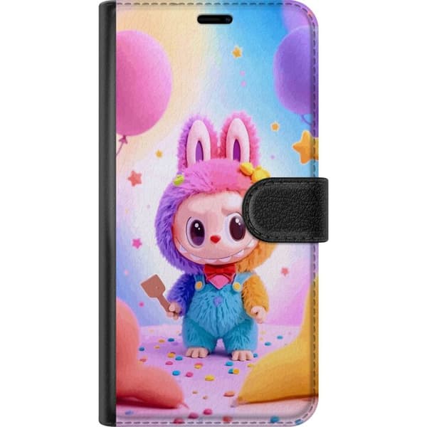 Kompatibel Tegnebogsetui til Apple iPhone 12 mini Vinyl monsterfigur kanin med nøglering