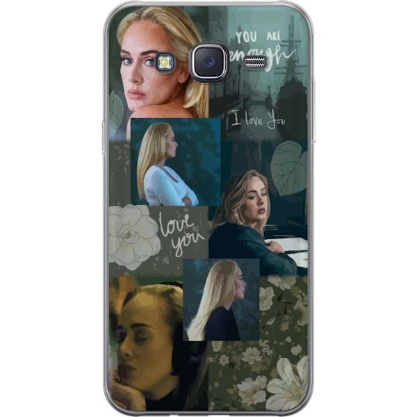 Samsung Galaxy J5 Läpinäkyvä kuori Adele