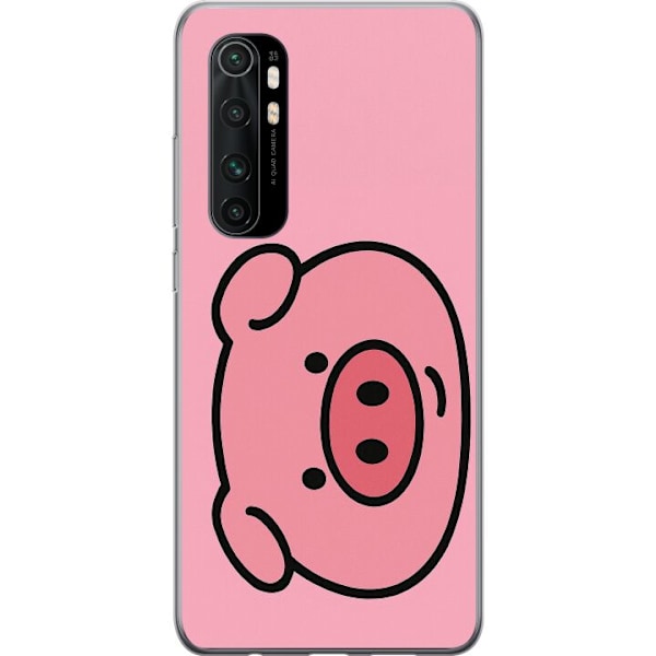 Xiaomi Mi Note 10 Lite Genomskinligt Skal Kawaii Piggy