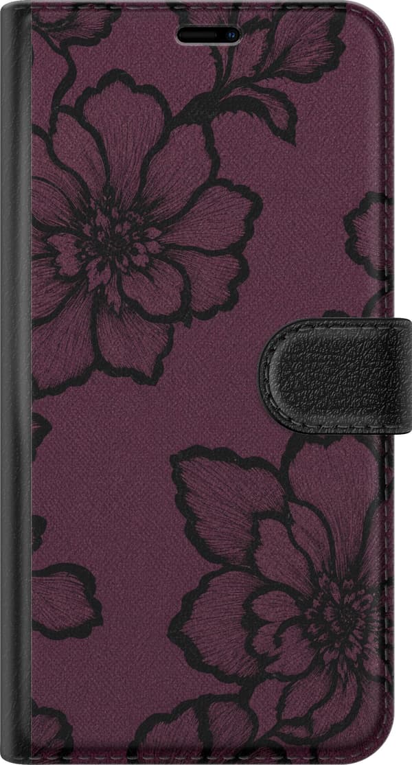 Kompatibel Tegnebogsetui til Google Pixel 11 Pro Brombærblomst lilla