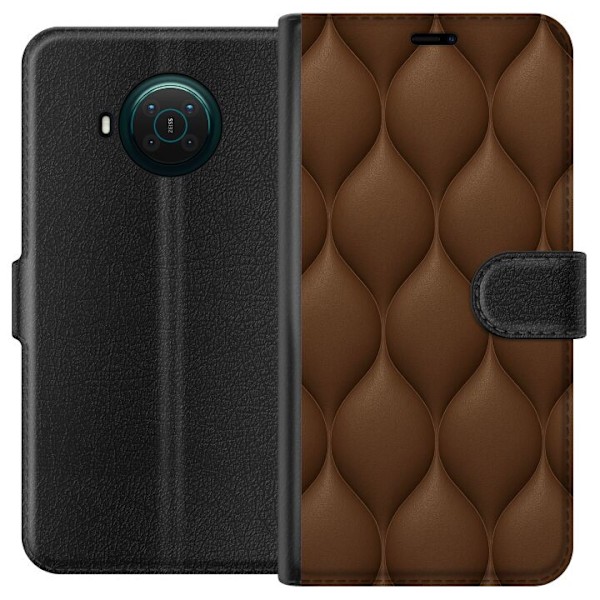 Nokia X10 Lompakkokotelo Kaakaoskaalat