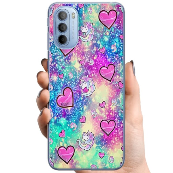 Motorola Moto G31 TPU Mobilcover Enhörning