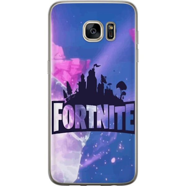 Samsung Galaxy S7 edge Gennemsigtig cover Fortnite