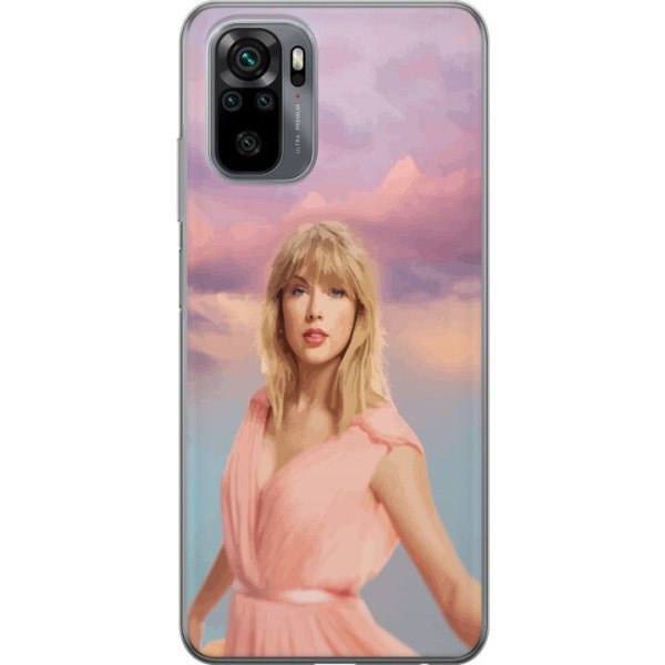 Xiaomi Redmi Note 10 Läpinäkyvä kuori Taylor Swift