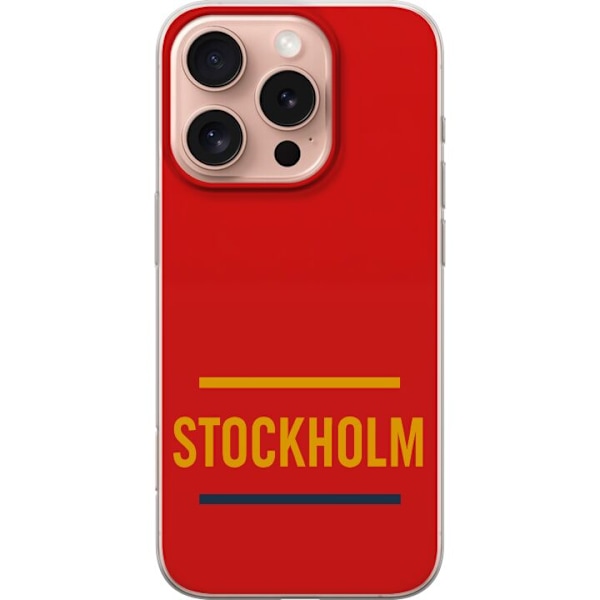 Apple iPhone 16 Pro Gennemsigtig cover Stockholm – Hockey