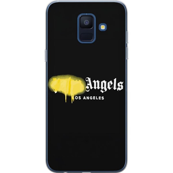 Samsung Galaxy A6 (2018) Gennemsigtig cover Palm Angels