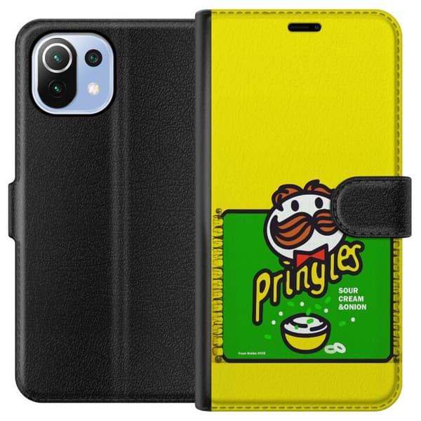Kompatibel Tegnebogsetui til Xiaomi Mi 11 Lite Pringles gul