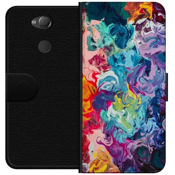 Sony Xperia XA2 Tegnebogsetui Vilde Farver
