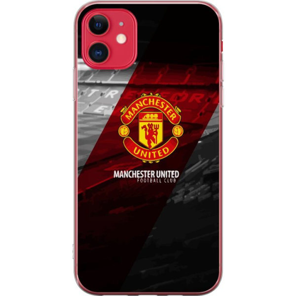 Apple iPhone 11 Genomskinligt Skal Manchester United