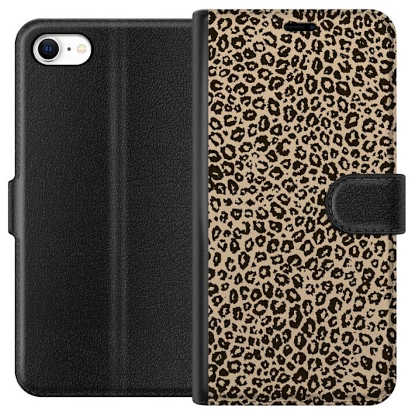 Apple iPhone 6 Tegnebogsetui Leopard Mønster