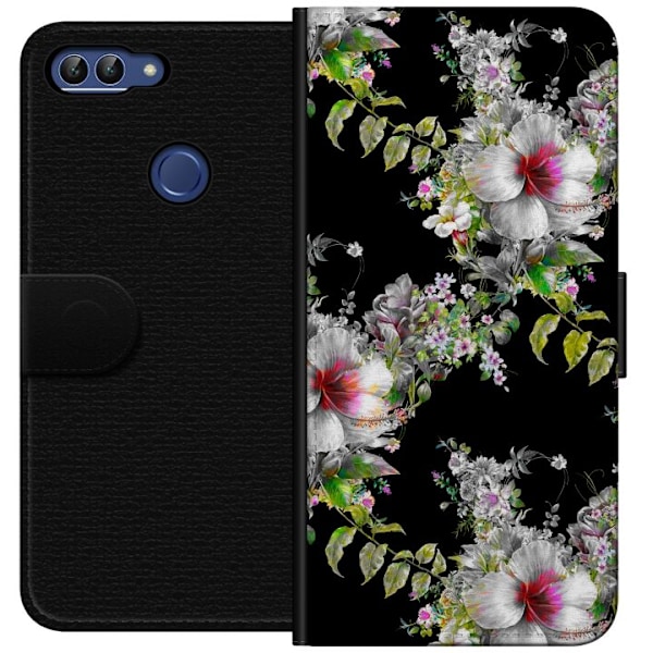 Huawei P smart Tegnebogsetui Blomststjerne