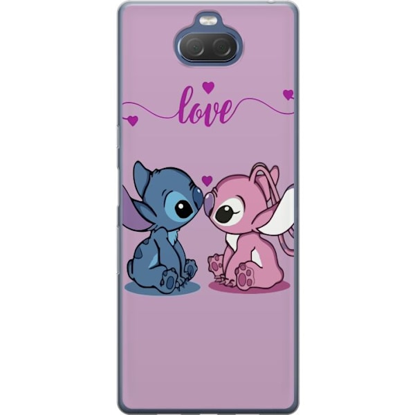 Sony Xperia 10 Plus Läpinäkyvä kuori Lilo & Stitch – Ange