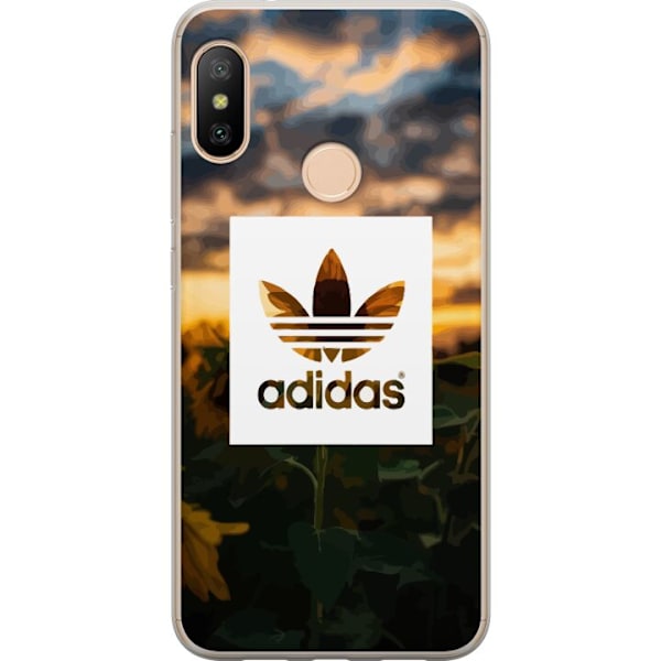 Xiaomi Redmi 6 Pro Läpinäkyvä kuori Adidas