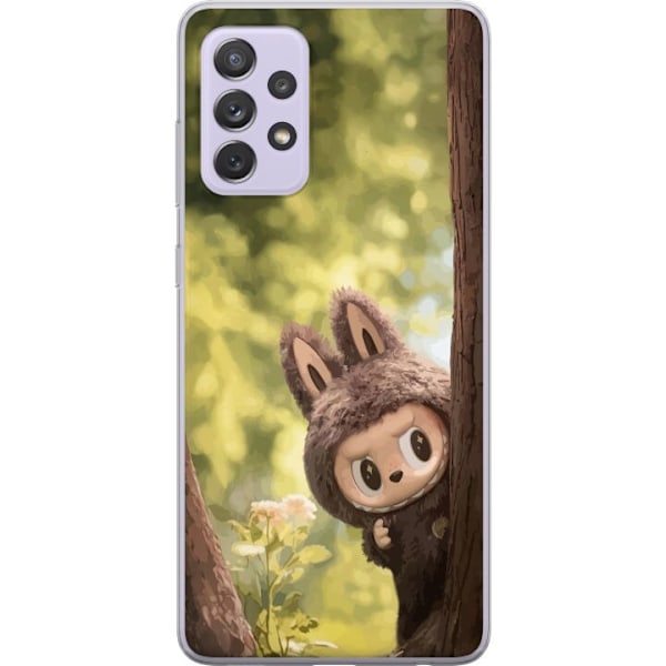 Samsung Galaxy A52s 5G Läpinäkyvä kuori Labubu Graffiti Vibes – Katutaide hirviömuodossa