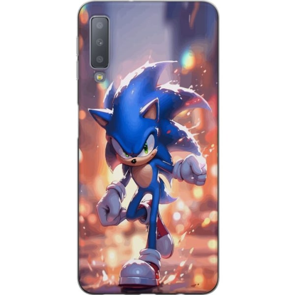 Samsung Galaxy A7 (2018) Gennemsigtig cover Sonic