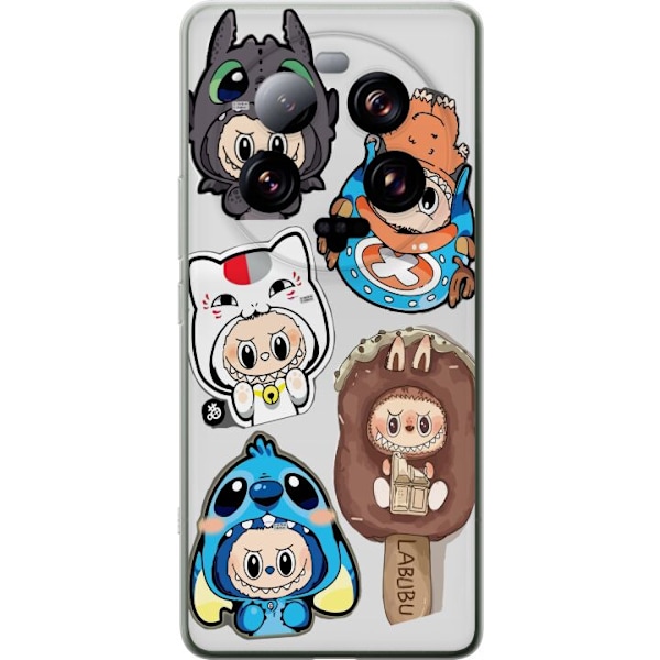 Xiaomi 13 Ultra Gjennomsiktig deksel Labubu figure samling - P