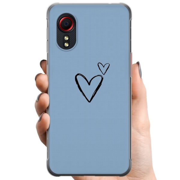 Samsung Galaxy Xcover 5 TPU Mobilskal Hjärta