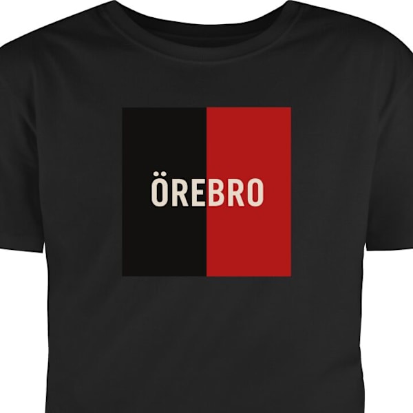 T-shirt til Voksen | Klassisk Voksen T-shirt Örebro - Ishocke sort L