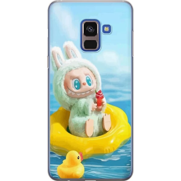 Samsung Galaxy A8 (2018) Genomskinligt Skal Labubu Stripe Atta