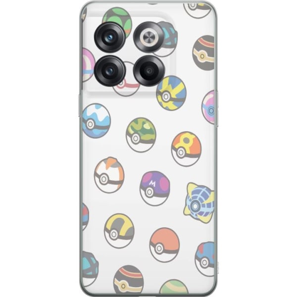 OnePlus 10T Läpinäkyvä kuori Pokemon