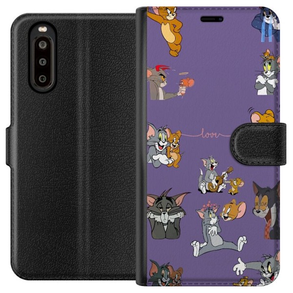 Sony Xperia 10 II Tegnebogsetui Tom och Jerry