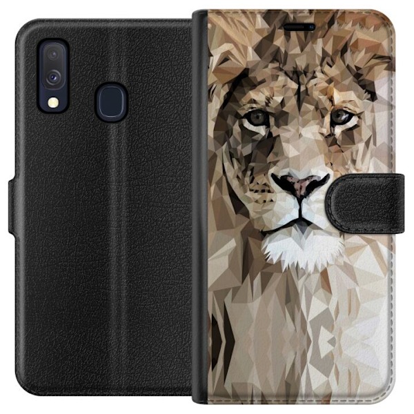 Samsung Galaxy A40 Plånboksfodral Lejon