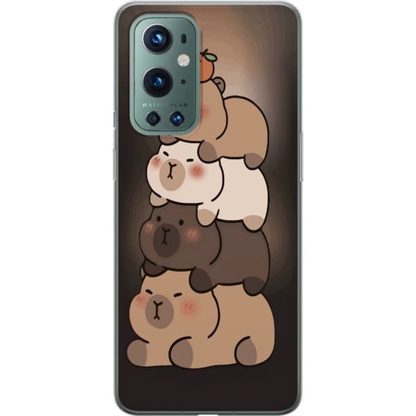 Kompatibelt Mobildeksel til OnePlus 9 Pro Capybara Kawaii Søt Dyr Figur