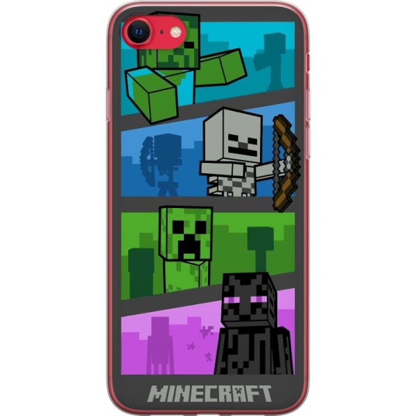 Apple iPhone SE (2020) Gennemsigtig cover Minecraft