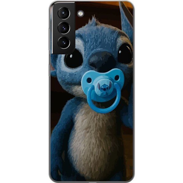 Samsung Galaxy S21+ 5G Läpinäkyvä kuori Stitch & Napp - vauvateema söpöllä hahmolla