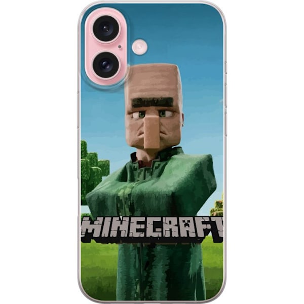 Apple iPhone 16 Läpinäkyvä kuori A Minecraft Movie