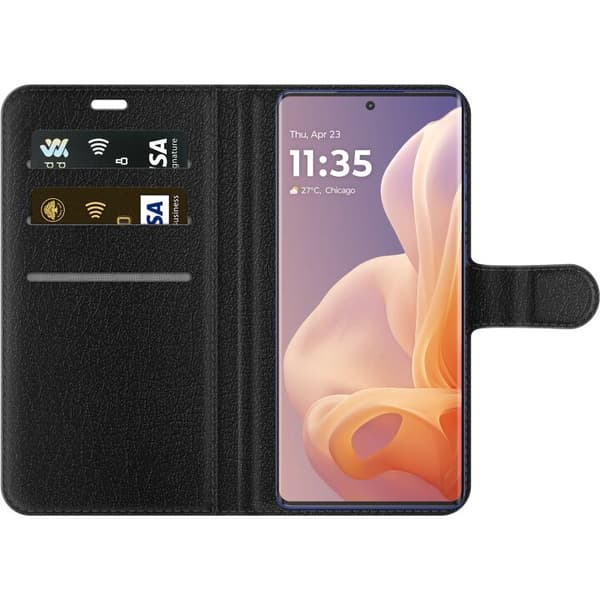 Kompatibel Tegnebogsetui til Motorola Moto G85 Pikachu gul