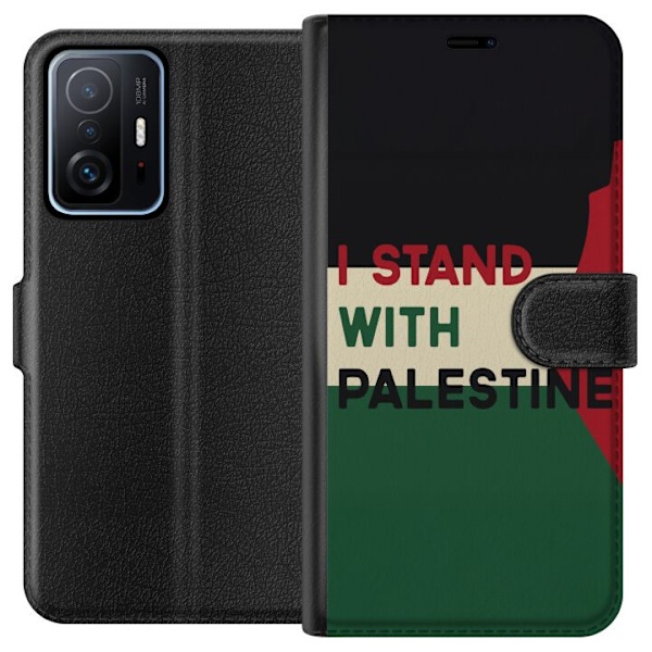 Xiaomi 11T Plånboksfodral Stand with Palestine – solidaritetsdesign med starkt budskap