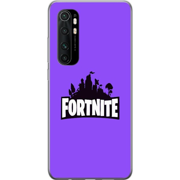 Xiaomi Mi Note 10 Lite Gennemsigtig cover Fortnite