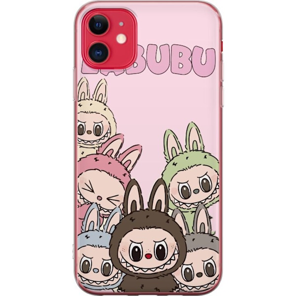Apple iPhone 11 Läpinäkyvä kuori Labubu Classics