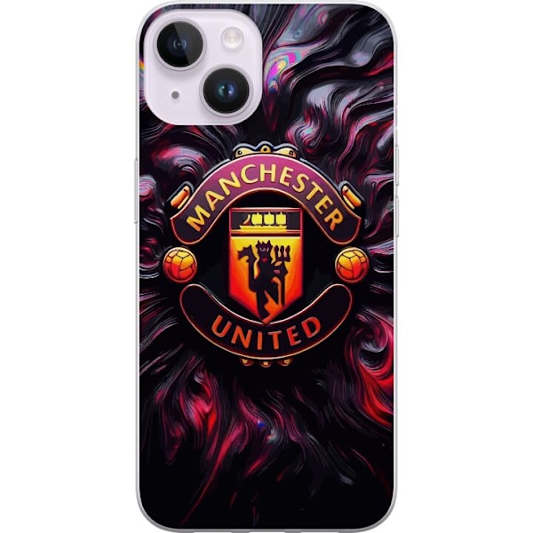 Apple iPhone 15 Gjennomsiktig deksel Manchester United