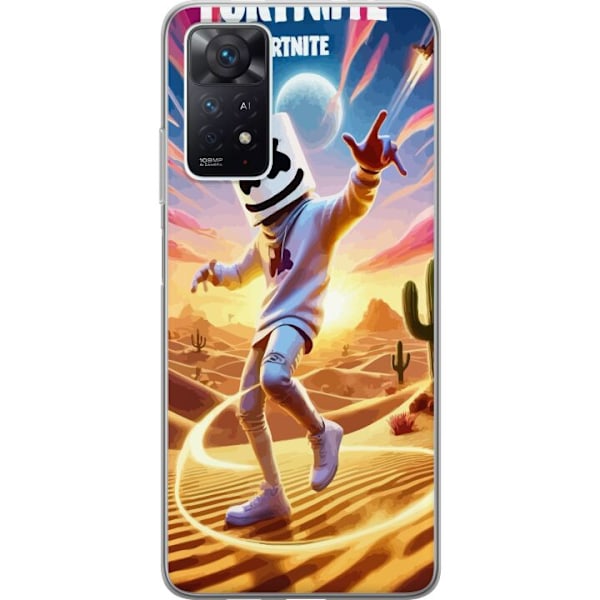 Xiaomi Redmi Note 11 Pro 5G Läpinäkyvä kuori Fortnite