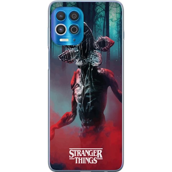 Motorola Edge S Genomskinligt Skal Stranger Things Monster