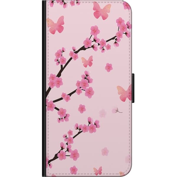 Kompatibelt Lommeboketui til Samsung Galaxy A20s Blomster
