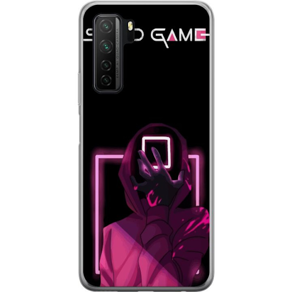 Huawei P40 lite 5G Läpinäkyvä kuori Squid Game Teema Suosittu Sarja Motiivi Graafinen Ikoninen Suunnittelu Aasialainen Popkulttuuri Jännitys Draam