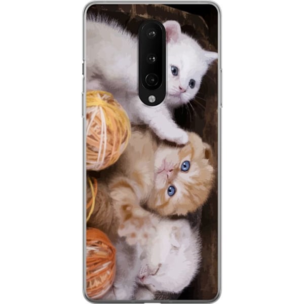 OnePlus 8 Läpinäkyvä kuori Kissat