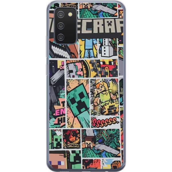Kompatibel Mobilcover til Samsung Galaxy A02s Minecraft Kunst