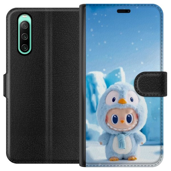 Sony Xperia 10 IV Tegnebogsetui sort ridder fortnite