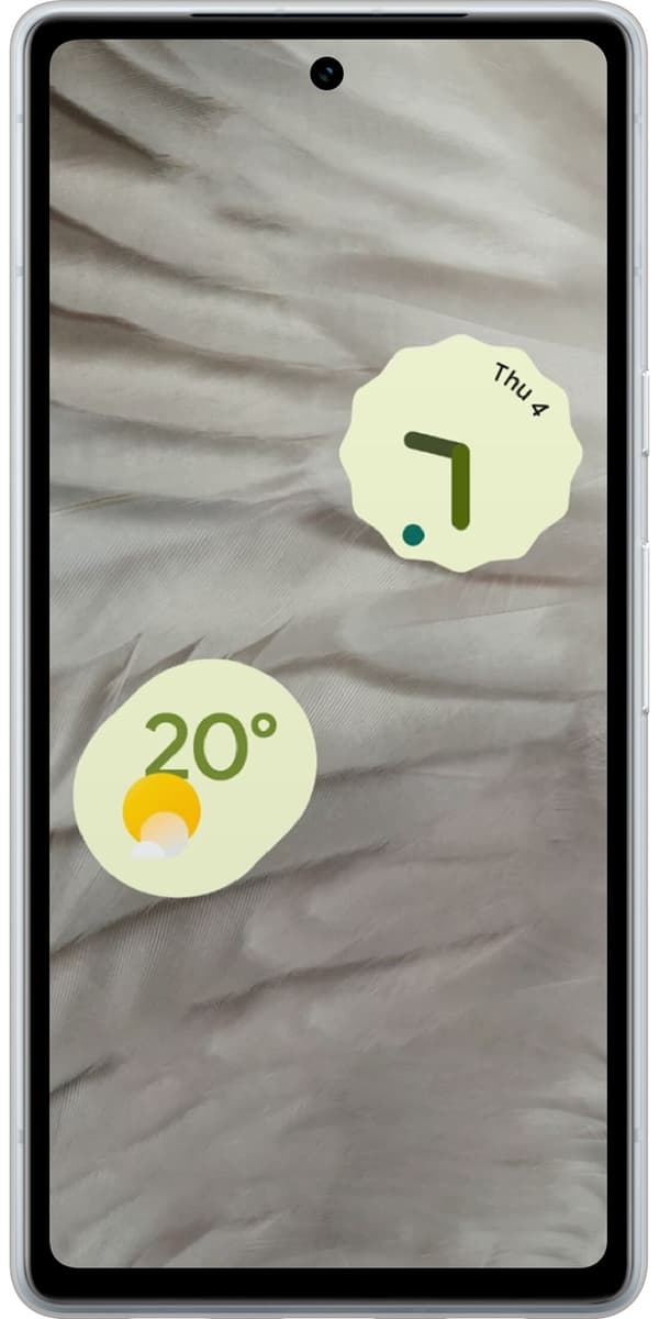 Kompatibelt Mobildeksel til Google Pixel 7a Månespøkelser blå